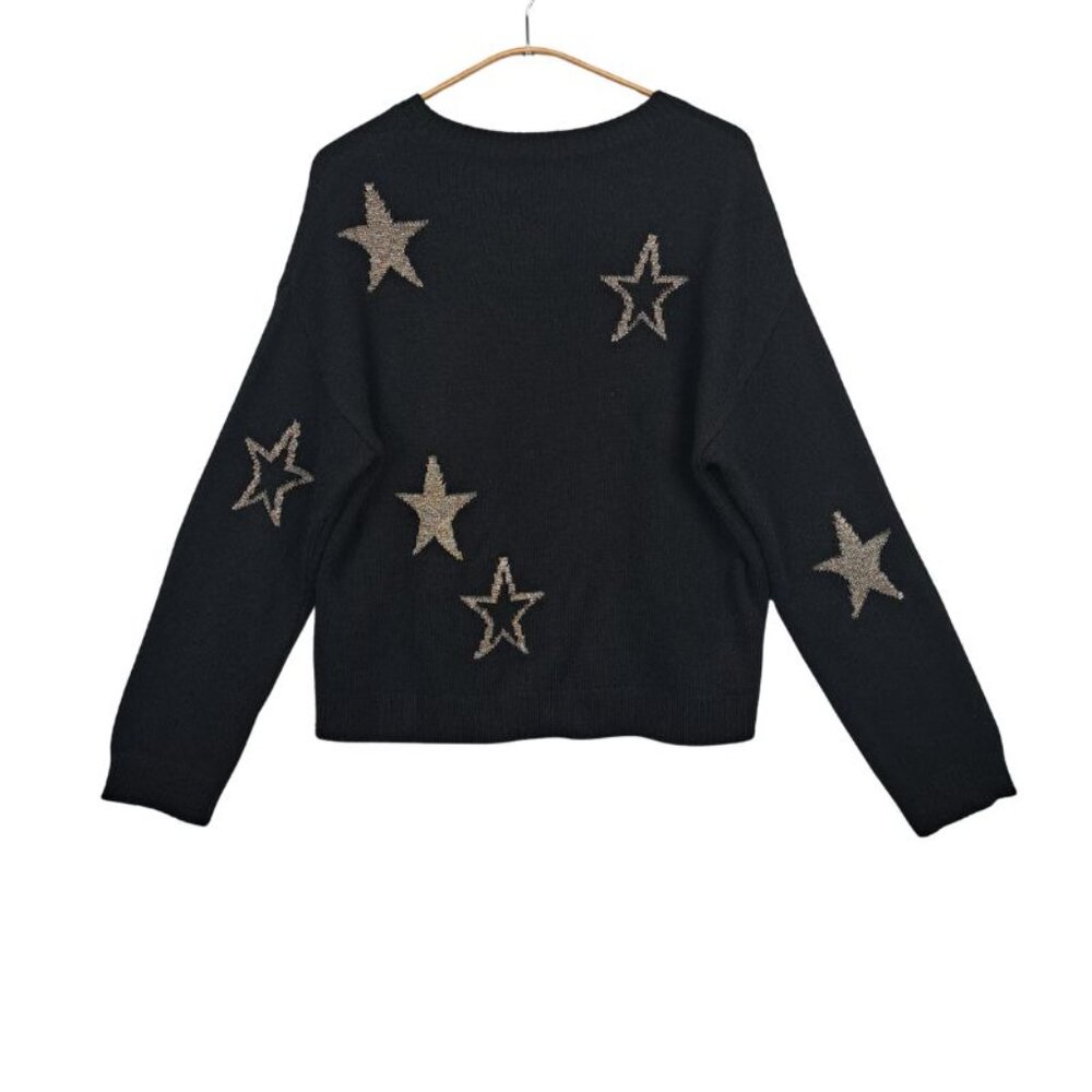Rails Perci Metallic Star Wool Blend Sweater Size S - Picture 3 of 9
